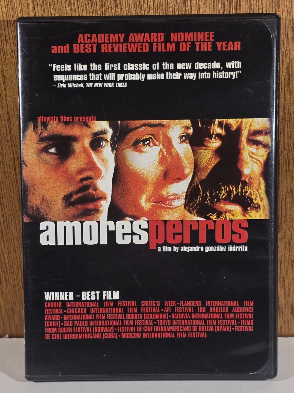 Amores Perros DVD 2001 Widescreen Spanish Drama Gael García Bernal